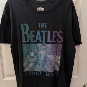 The Beatles Black Graphic Tee